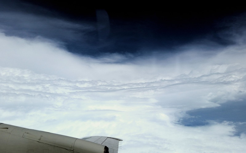 Eye of Hurricane Edouard