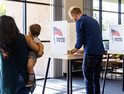 People voting