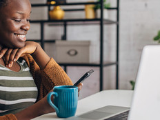 Person working from home