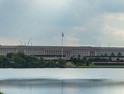 The Pentagon under some clouds